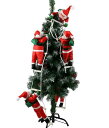 クリスマスツリー飾り クリスマス飾り はしごサンタクロース サンタはしご サンタ人形はしご 三人 インテリア飾り クリスマス 人形 スリング飾り 贈り物 子供 ...