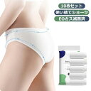 【10枚セット】 使い捨てショーツ 旅行 綿 旅行用品 ショーツ パンツ 大きいサイズ 女性用パンツ EOガス滅菌済 トラベルグッズ 旅グッズ 使い捨