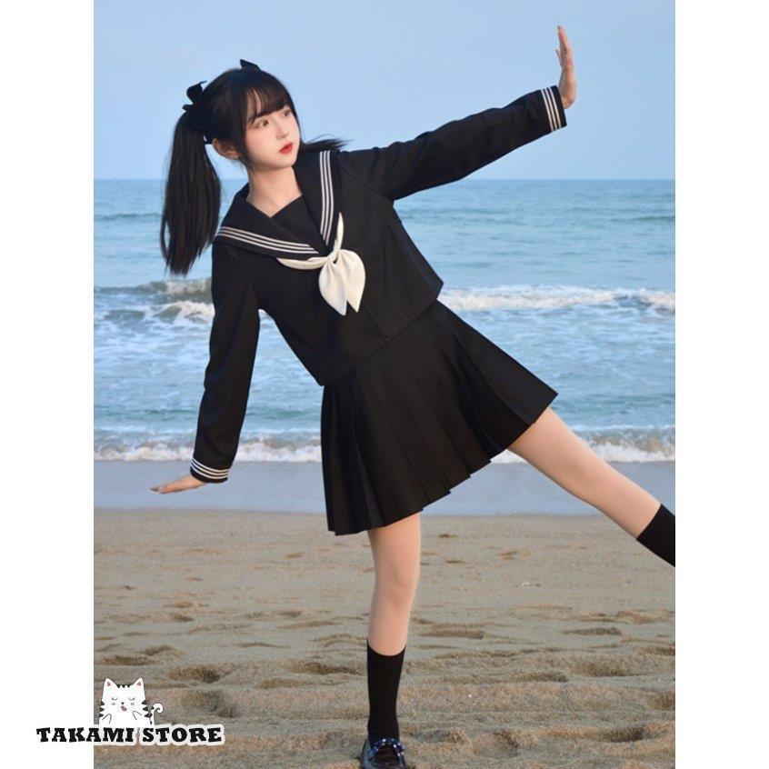 セーラー服 高校 制服 セット 女子高生 制服スカート 学生服 女子 長袖 ミニ 膝丈 スカーフ 大きいサイズ 3L 卒業式 入学式