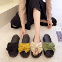 リボンサンダル サンダル リボンモチーフ レディース ガールズ 厚底 リボン 疲れにくい 大きめリボン エレガント ビーチサンダル 歩きやすい 夏 サマー(4)
