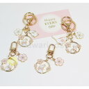 【2点以上】キーホルダー リール付き キーチェーン キーリング アクセサリー バッグチャーム チャーム AirPodsチャーム 桜 猫 うさぎ プレゼント ギフ...