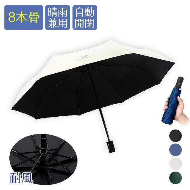 日傘 折りたたみ傘 晴雨兼用 ワンタッチ自動開閉 8本骨 日焼け防止 おしゃれ 男女兼用 撥水 耐風