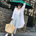 ロングシャツ レディース シャツ 長袖 シャツアウター カーディガン 薄手 ストライプ柄 長袖シャツ ゆったり ブラウス サマーカーディガン 送料無料