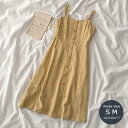 キャミワンピ チェック柄 レディース ワンピース ノースリーブ チェック柄ワンピース 夏 膝丈ワンピース レトロ ミディアム丈ワンピース(4)