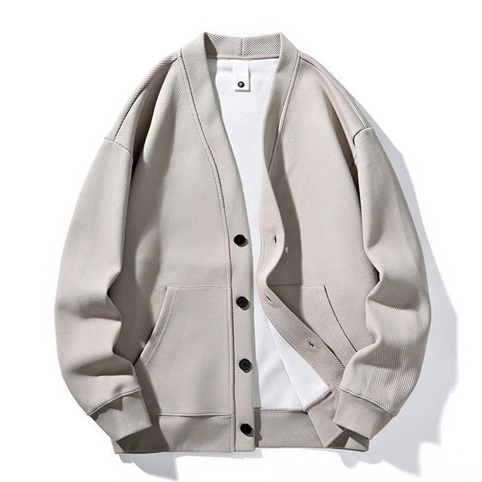 カーディガン メンズ トップス 長袖 上着 前開き 無地 かっこいい おしゃれ アウター カジュアル シンプル 春秋 誕生日 プレゼント