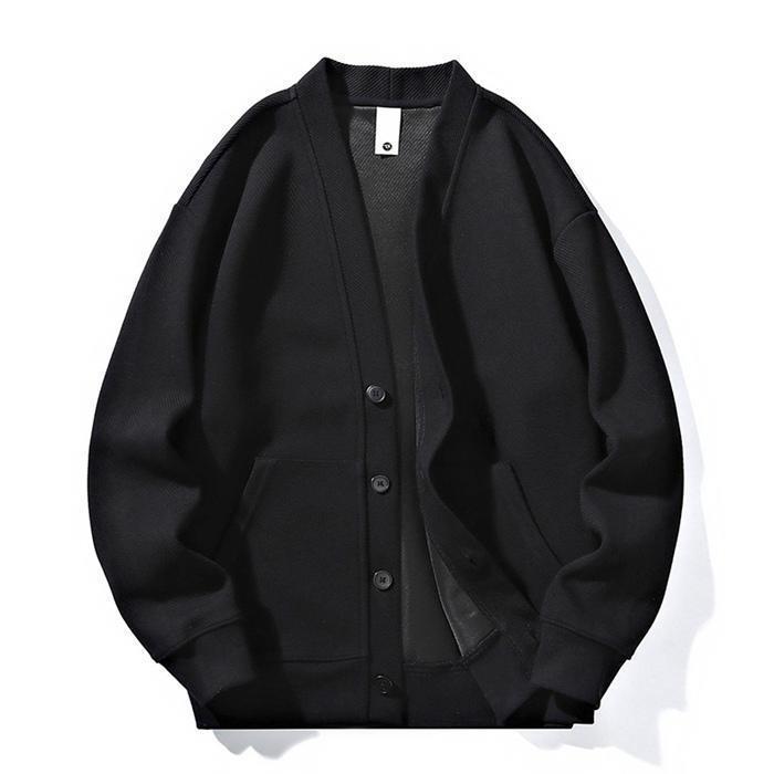 カーディガン メンズ トップス 長袖 上着 前開き 無地 かっこいい おしゃれ アウター カジュアル シンプル 春秋 誕生日 プレゼント