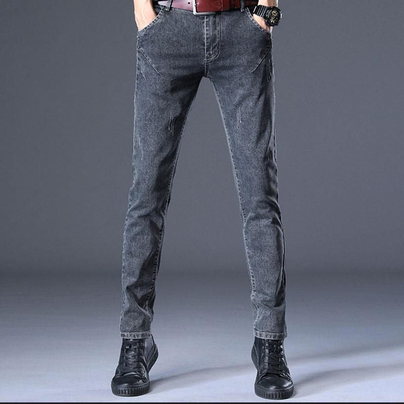 パンツ ストレッチデニム ジーパン 大きいサイズ メンズ 薄手 春夏秋 秋服 紳士用 無地 ボトムス ジーンズ アンクルパンツ アメカジ カジュア 脚長効 おしゃれ