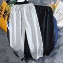 ジャージパンツ ワイドズボン スポーツ メンズ ロングパンツ ウェストゴム 涼しい ワイドズボン ウェットパンツ ボトムス ゆったり シンプル 薄手
