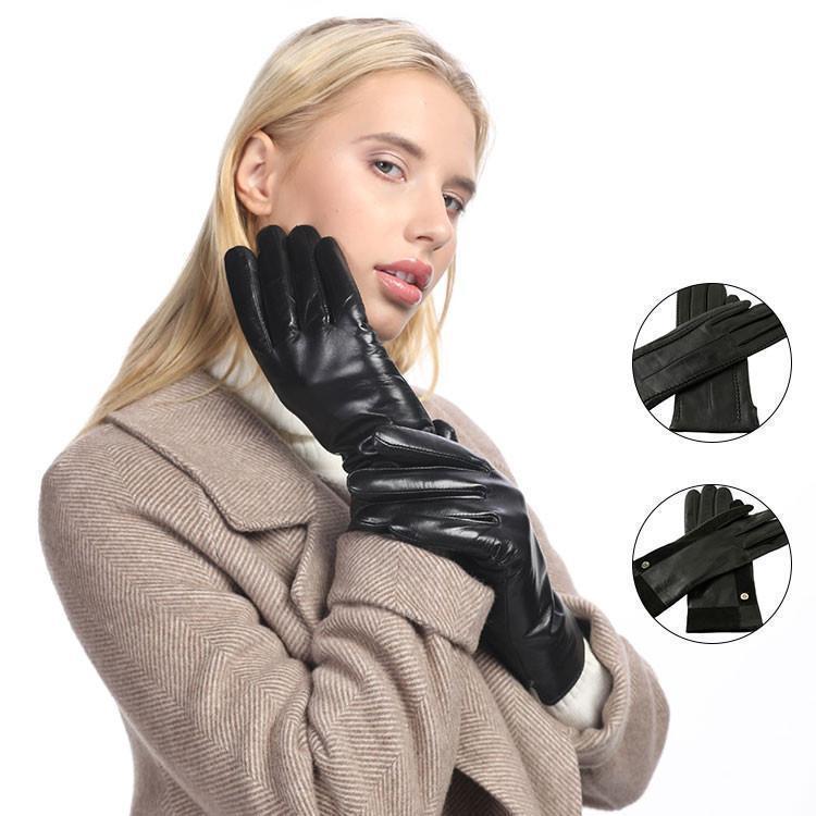 本革手袋　レディース　グローブ　レザーグローブ　レザー手袋　glove おしゃれ バイク手袋　バイクグ..