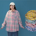 シャツ メンズ レディース ネルシャツ チェックシャツ カジュアルシャツ トップス 長袖 秋服 秋物