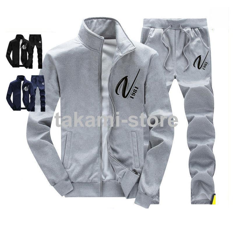 秋新作 メンズセットアップ スエット メンズ 上下セット 春 秋 スポーツウェア 部屋着 ジャージ ロングパンツ 上下2点