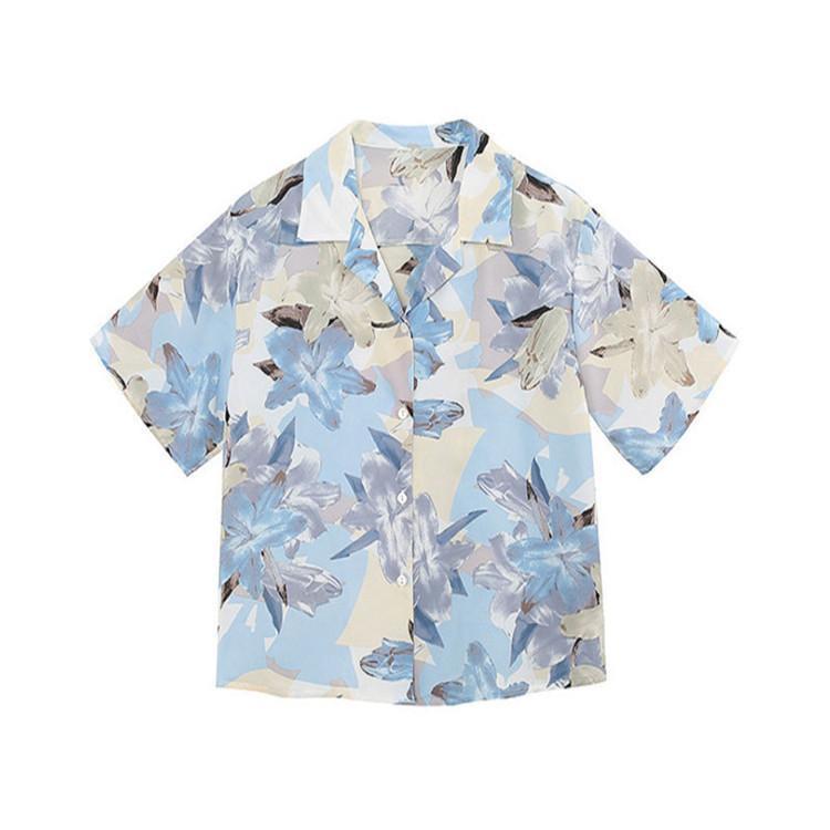 アロハシャツ レディースシャツ 春夏秋 開襟シャツ ハワイシャツ 半袖 ゆったり カジュアルシャツ リゾ..