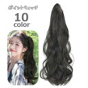 ポイントウィッグ ヘアウィッグ 部分ウィッグ つけ毛 レディース 女性 ポニーテール クリップ式 挟むだけ ロングヘア パーマ 巻き髪 カール ウェー