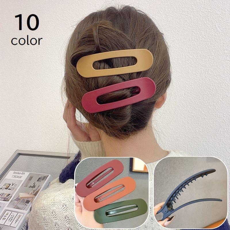 ヘアクリップ くちばしクリップ レディース 女性用 婦人用 ヘアアクセサリー 大きめ サイドバンスクリップ 髪留め 髪飾り まとめ髪 ヘアアレンジ 無