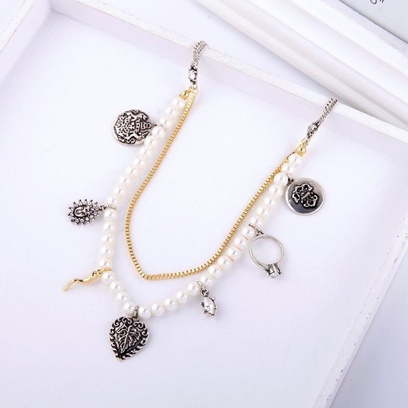 ネックレス パール ハート レディース アクセサリー ファッション小物 服飾小物 おしゃれ ギフト プレゼント(4)