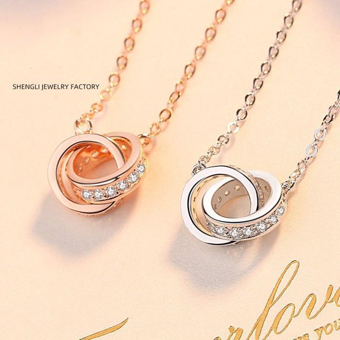 ネックレス レディース ジルコニア 金属アレルギー対応 ペンダント シルバー925 アクセサリー 誕生日 記念日 プレゼント 母の日(4)