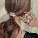 ヘアゴム 5点セット レトロ レディース ヘアゴムセット 大人っぽい ヘアアクセ 髪飾り ハート パール スクエア おしゃれ オフィス 大人可愛い
