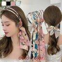 カチューシャ レディース ヘアアクセサリー 髪飾り おしゃれ ヘッドアクセサリー 花柄 上品 ガーリー リボン フェミニン キュート ホワイト デート/[faa...