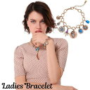 ブレスレット ラインストーン チェーン チャーム ジャラジャラ レディース アクセサリー おしゃれ きれいめ 上品 女性用 婦人用 ジュエリー 記念日
