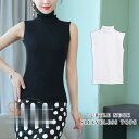 チュニック トップス レディース 春 夏 春夏 白 黒 ノースリーブ トップス 無地 ハイネック タートルネック ホワイト ブラック グレー 20代 30代