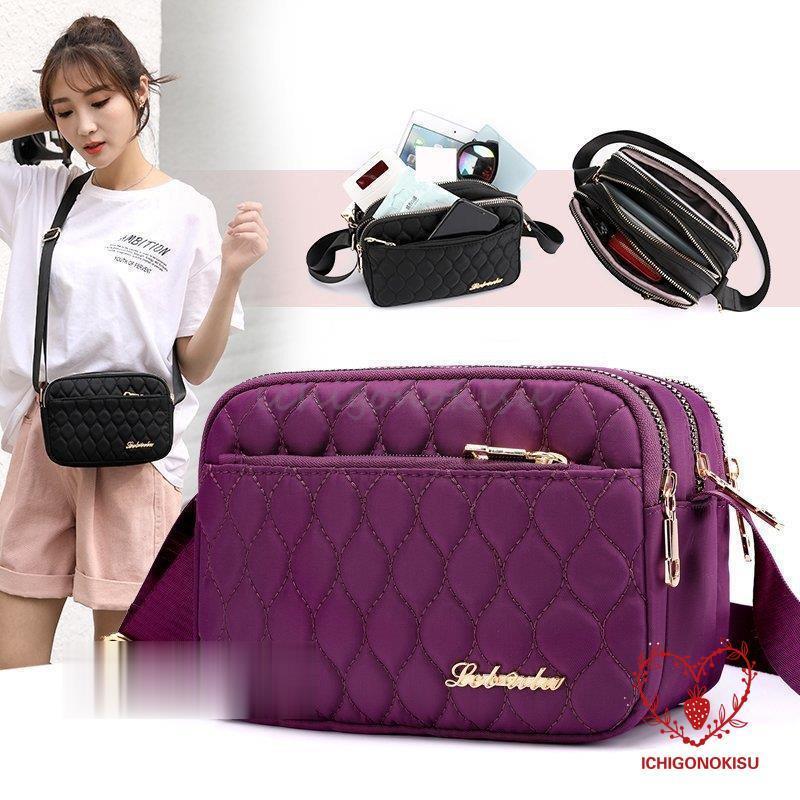 ショルダーバッグ レディース 斜めがけ カジュアル 小さめ カバン 肩掛け 2way ファスナー付き シンプ..