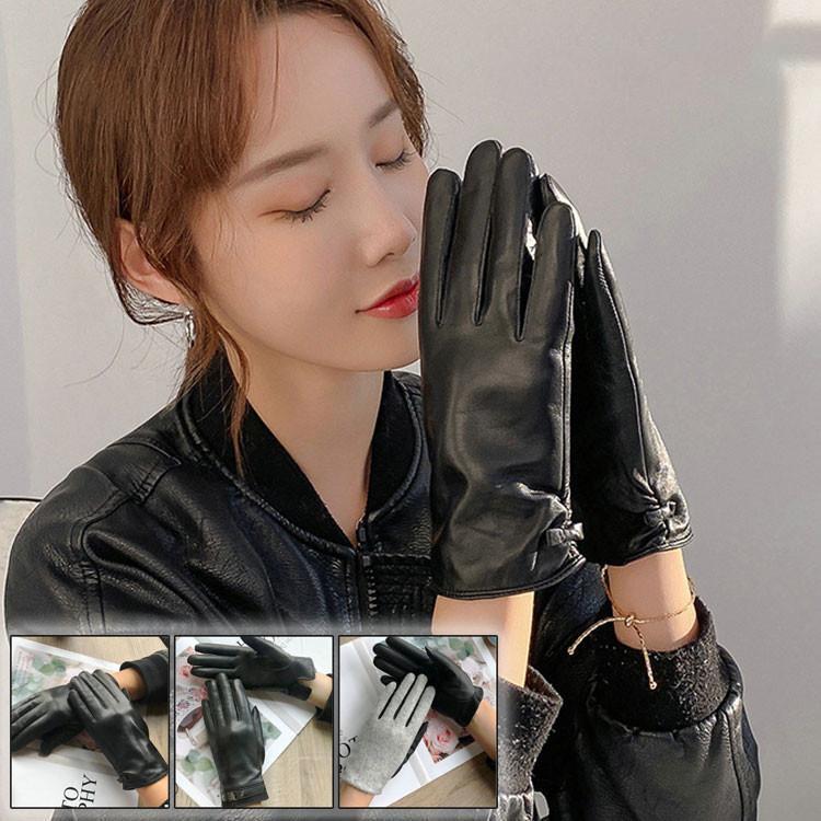 本革手袋　レディース　グローブ　レザーグローブ　レザー手袋　glove おしゃれ バイク手袋　バイクグ..