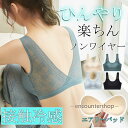 ノンワイヤー 冷感 ブラ 背中開き バックオープン 下着 レディース インナー 接触冷感 冷感 涼しい
