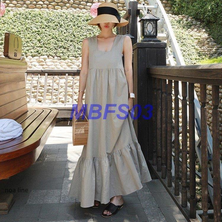 マキシワンピース レディース 綿麻混 リゾート 夏 ベアバック 麻 リネン ロング丈 サロペット Aライン ノースリーブ ビーチ 大きいサイズ 体型カバー 着痩せ