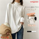 カットソー インナー ハイネック レディース 秋 冬 Tシャツ トップス ゆったり カットソー 長袖 春 タートルネック 体型カバー きれいめ 通勤 30代 40代 50代