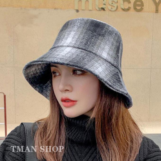 帽子 チェック柄ハット つば広帽子 バケットハット レディース キャップ ぼうし 帽子 折りたたみ ハッ..