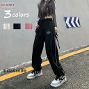 ヒップホップ 運動パンツ ストレートパンツ レディース 原宿風 ズボン ダンスウェア HIPHOP ステージ 公演服 カジュアル ゆったり ストリート風