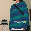 パーカー レディース プルオーバー 長袖 クルーネック アメカジ ストライプ スウェット ゆったり 上着 カジュアル 着痩せ 薄手 通勤 コーデ 春秋
