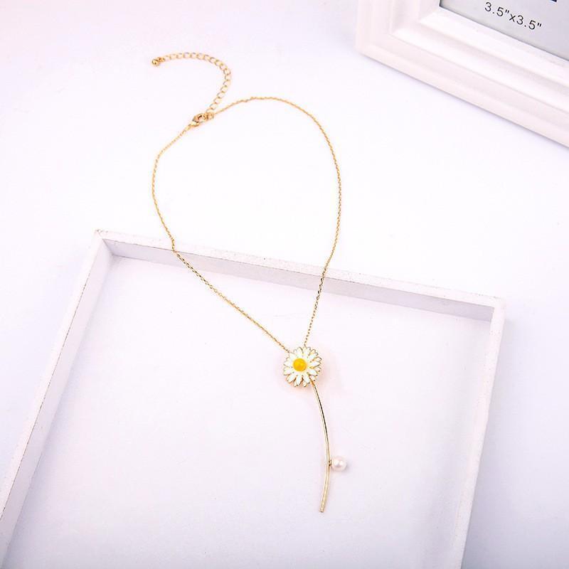ネックレス お花 フラワー パール レディース アクセサリー ファッション小物 服飾小物 かわいい ギフト プレゼント