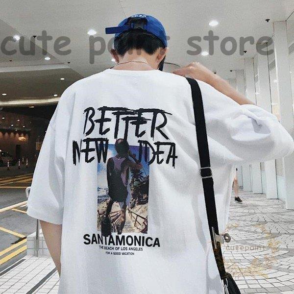 楽天結ショップ　楽天市場店ビッグTシャツ 半袖 メンズ ビッグシルエット ロング丈 tシャツ ヘビーウェイト コットン ストリート系 Tシャツ オーバーサイズ 大きいサイズ