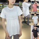 ヨガウェア Tシャツ レディース トップス スポーツ Tシャツ 半袖 ゆったり テニス ダンス ランニング マラソン ウォーキング フィットネス ピラティス 吸汗速乾