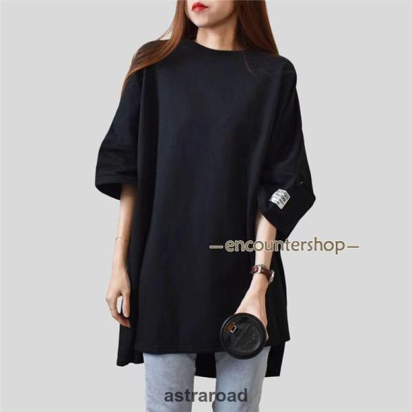 シャツワンピース ロンt ゆったり オーバーサイズ レディース ゆったり 体型カバー 夏新作 カジュアル 春夏 トップス 涼しい ファッション夏