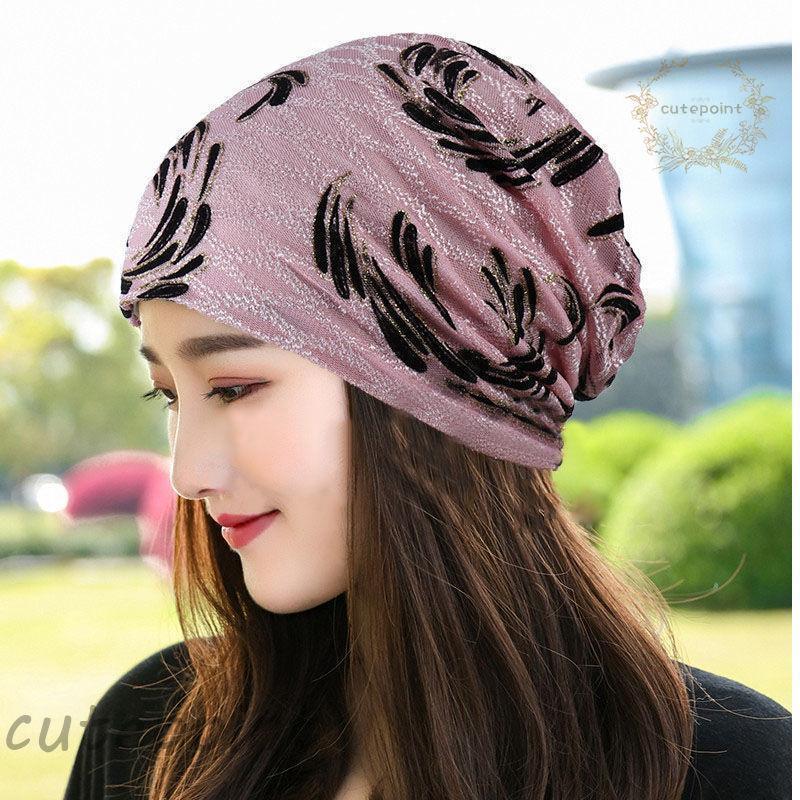 ニット帽 レディース ネックウオーマー ヘアターバン 3WAY 伸縮素材 軽量 多機能 防寒 暖かい ゆったり..