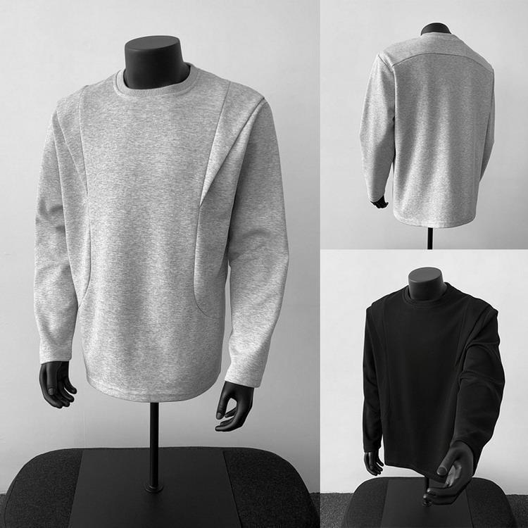 トレーナー メンズ トップス 秋服 秋物トレーナー クルーネック きれいめ 2025 秋冬 ファッション