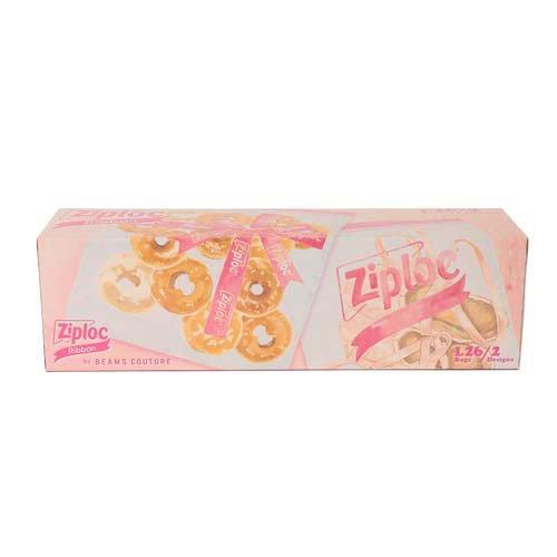 乐天商城 - ジップロック デザインバッグ リボン L ( 26枚 )/ Ziploc(ジップロック)