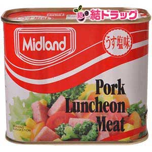 【セット】ミッドランドポークランチョンミート 300g ×24個セット