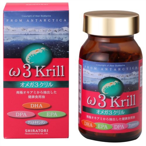 最安値 オメガ3クリル(80粒) 白鳥製薬 ω3krill/全国送料無料/【TVで話題！オメガ3系脂肪酸 EPA DHA DPA】/オメガ3 クリルオイルサプリ Omega3 krill oil omega 3 krill