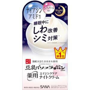 大感謝祭 【医薬部外品】なめらか本舗 薬用リンクルナイトクリーム ホワイト/