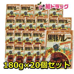 【セット】沖縄美味御膳 黒豚カレー180g×20個セット