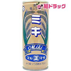 |商品区分:玄米・飲む極上ライス〜食欲がない時、朝食がとれない時にも便利です〜 ・缶入り清涼飲料 商品の説明ルーツは口噛み酒。米などの穀物を噛んで吐き出したものを容器にためて発酵させた酒で、映画「君の名は。」にも登場。祭事に用いられたので「神酒(ミキ)」と呼ばれました。 原材料・成分砂糖 白米 もち米 麦 乳酸 1回の配送で60本（2ケース）まで送れます。2ケースの場合は配送サイズの関係で同梱不可になります。2ケース以上をお求めの場合、または2ケース以上でほかの商品との同梱をご希望の場合は、新しくご注文頂くか、ご注文前にメールにてお問い合わせください。 【発売元、製造元、輸入元又は販売元】マルマサファミリー商事|【お買い上げ前にお読みください】※パッケージデザイン等が予告なく変更される場合もあります。※商品廃番・メーカー欠品など諸事情によりお届けできない場合がございます。※お取り寄せ商品についてお取り寄せ商品の記載がある場合在庫がある場合は即時発送いたしますが、お取り寄せの場合は5〜10日以上お時間がかかる場合がございます。納期につきましてはお気軽にお問合せください。またお取り寄せ商品のご注文後のキャンセルは出来ません。※商品は店頭販売商品もございますので、照明によりパッケージが色あせしている場合がございます。※宅急便以外の発送方法について、お客様への送料の負担軽減のため、厚みの関係により、パッケージ裏の空洞部分を潰して発送する場合がございます。ギフト用などの場合は発送を宅急便をご指定ください。※こちらの商品は沖縄県より発送いたします。発送元住所：〒903-0801 沖縄県那覇市首里末吉町4-1-2◆上記注意事項をあらかじめご了承いただき、ご購入ください。◆ご不明な点はお気軽にお問合せください。広告文責：(有)みなと薬品　TEL:098-988-9800|banner3/飲む極上ライス ミキ 250g　30缶セット