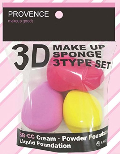 SHO-BI 3Dメイクアップスポンジ(3個入)/k04 SHO-BI 3Dメイクアップスポンジ(3個入)/k04