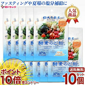 【20日開始★エントリーでP10倍】 【 10個セット 】 大高酵素　酵素のど飴　塩味 80g / 送料無料 / ファ..