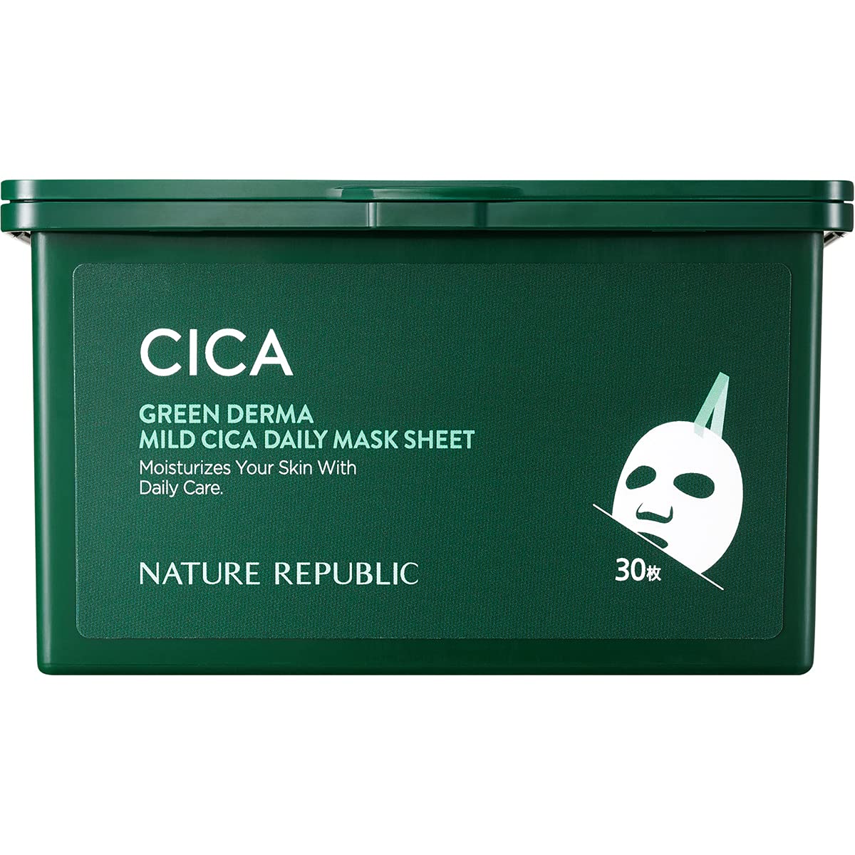 【20日開始★エントリーでP10倍】 NATURE REPUBLIC グリーンダーマCICA デイリーシートマスク 30枚(350mL) 1 個/side5バレ...