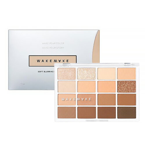 ウェイクメイク(WAKEMAKE) ソフトブラーリングアイパレット 14キャラメルブラーリングバレンタイン/ホワイトデー