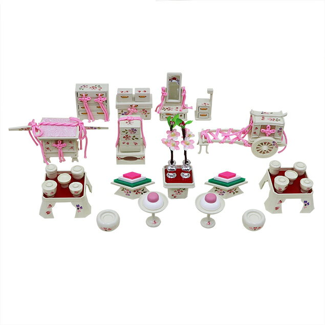 【楽天スーパーSALE限定20%OFF】 雛人形 ひな人形 小道具 8品目道具セット アイボリー オリジナル雛人形を演出 単品 ちりめん おしゃれ 小さい 人気...