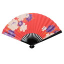 扇子 レディース 女性用 桜 メール便限定 送料無料 名入れ 名前入り 手書き 紙扇子 1本箱付 かわいい おしゃれ 可愛い 丈夫 竹 女性プレゼント 和風 夏...